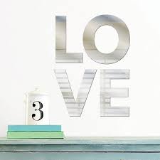 Maybe you would like to learn more about one of these? Blue Moon Studio 4 Pc Peel And Stick Self Adhesive Silver Love Wall Mirror Decals Walmart Com In 2021 Mirror Wall Mirror Decals Love Wall