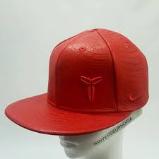 Nike True Kobe Red Leather Adjustable Hat Red 728504 600 Nwt Adjustable Hat Red Leather Retro Hats