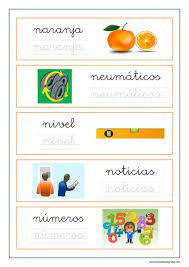 Pin En Caligrafia Con Palabras Y Vocabulario