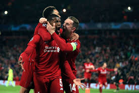 Wijnaldum had one eye on his international duties. Georginio Wijnaldum Celebrates Goal Against Barcelona Abc News Australian Broadcasting Corporation