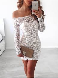 White Cocktail Dresses Cocktail Dress With Sleeves Lace Cocktail Dress Short Cocktail Dress Cd00048 Long Sleeve Homecoming Dresses Cocktail Dress Lace White Homecoming Dresses