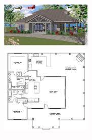 The design is ideal for those looking for a small family house it comes with 2 bedrooms, a sitting room, bathroom design and kitchen as illustrated in the photo. Southern Style House Plan 59391 With 2 Bed 2 Bath Coastal House Plans Dream House Plans Cottage Plan