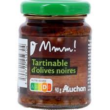 Auchan Gourmet Auchan Gourmet Tartinable D Olives Noires 90g 90g Pas Cher A Prix Auchan