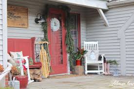 You can share your pics in our centsible chateau facebook decorating group! Farmhouse Christmas Front Porch Ideas Lehman Lane