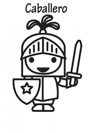 20 referencias para dibujar caballeros y paladines.colorea los guerreros de la edad media preparados para la batalla con cascos, armas y.colorear medievales. Dibujo Caballero Medieval Infantil