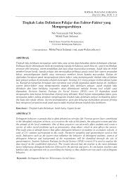 Pendekatan dan penyelesaian chin pek lian low li chueen vivian low yen yeong abstrak isu masalah disiplin pelajar masih lagi hangat diperkatakan di kalangan masyarakat hari ini. Http Spaj Ukm My Jws Index Php Jws Article Download 62 40