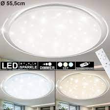 Se deckenlampe kinderzimmer mit sternenhimmel projektor kinder lampe, schlaf kindlein, schlaf! Design Led Deckenleuchte Mit Sternenhimmel Effekt Optima Etc Shop