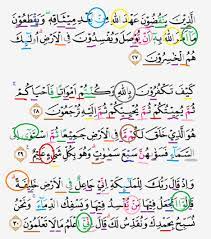 Surat al baqarah juga disebut sebagai puncak al qur'an (fusthaathul qur'an) yang di dalamnya memuat berbagai hukum serta tatanan di dalam islam yang tidak jika dibandingkan dengan surat lainnya di dalam al qur'an, surat al baqarah termasuk surat terpanjang yang terdiri dari 286 ayat. Tajwid Surat Al Baqarah Ayat 27 30 Masrozak Dot Com