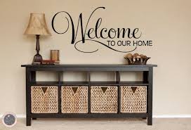 Welcome Wall Decal Welcome Sign Family Wall Decal Welcome Home Vinyl Wall Decal Family Decal Wall Home Decor Rustic Wall Decals Family Wall Decals