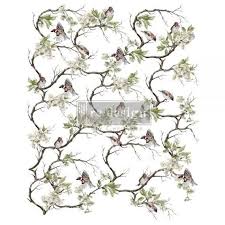 Redesign With Prima Blossom Flight Decor Transfer Free Etsy In 2020 Rub On Transfers Mineral Paint Decor