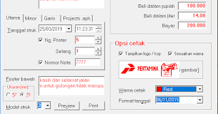 Solusi untuk mengganti struk anda yang hilang. Bon Bensin Manual Cara Golden