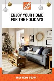 Make Your Home Merry For The Holidays With Home Decor From The Home Depot In 2020 Holiday Living Room Modern Apartment Furniture Home