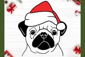 Download Christmas Hat Pug Svg Graphic By Babygnom Creative Fabrica Yellowimages Mockups