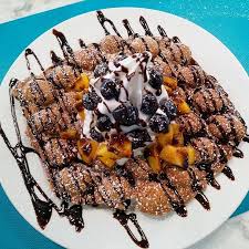 Egg Waffle Des Tages Hoernchenundso Kaffee Eiscafe Eis Sorbet Frozenyogurt Waffel Waffeln Miri Cgn Cgnfood Dessert Egg Food Black Eyed Peas Peas