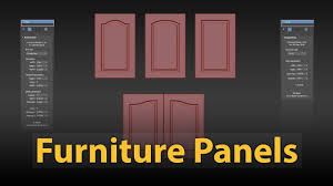 Furniture Panels Useful 3dsmax Plugin In 2020 Plugins 3ds Max Paneling