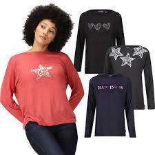 Regatta Womens Carlene Long Sleeve T Shirt Tee