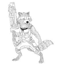 A cute raccoon is a coffee lover. Coloring Pages Coloring Pages Rocket Raccoon Printable For Kids Adults Free