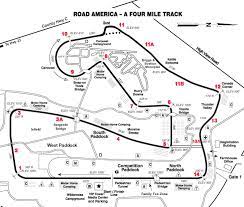 Road America Track Map Elkhart Lake Race Track Motorplex