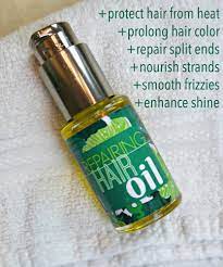 Camellia oil mask recipe for hair growth. Diy Repairing Hair Oil And Color Protector Jenni Raincloud