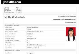 Cara Membuat Resume Yang Menarik Di Jobstreet Best Resume Examples