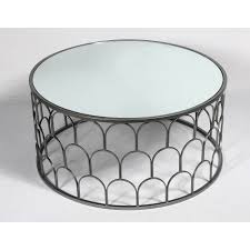 Emerald Home Round Mirror Top Cocktail Table Clear Emerald Home Furnishings Mirror Tops Coffee Table Mirrored Coffee Tables