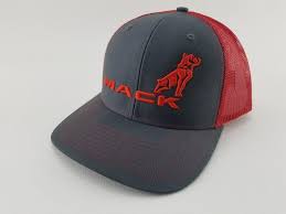 Mack Truck Trucker Hat Custom Bulldog Mack Hat Mack Logo Cap Truck Driver Gifts Semi Truck Lovers Headwear For Him 3d Embroidery Caps Trucker Hat Embroidery Caps Mack