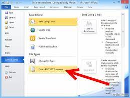 How To Convert A Microsoft Word Document To Pdf Format Microsoft Word Document Microsoft Microsoft Word