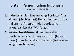 Kuasa kehakiman di malaysia terletak di tangan dua mahkamah tinggi dan beberapa. Pelaksanaan Sistem Pemerintahan Di Indonesia Ppt Download