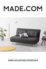 Haru Grosses Schlafsofa Schwarzgrau Schlafsofa Sofa Sofa Bett
