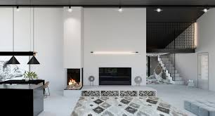 Como comprar casa en maryland video ( all 10 spots!) Cozy House With Black And White Interior Bhibu