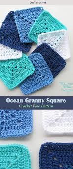 This is a great blanket if you have a beach theme room. Ocean Themed Granny Square Afghan Series Crochet Pattern