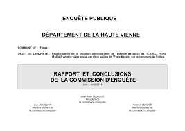 Https Www Haute Vienne Gouv Fr Content Download 8747 71919 File Rapport 20ce 20et 20conclusions 20earl 20frais 20marais Pdf