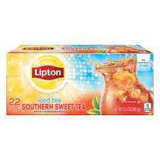 Find quality beverages products to add to your shopping list or order online for delivery or . Buy Lipton Southern Sweet Tea Iced Tea Drink Mix 22 Family Size Tea Bags 90 7g Box Online In Indonesia B06xpkz597