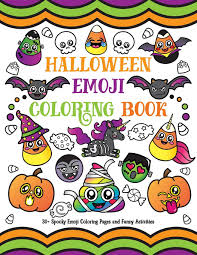 How to get all emoji? Halloween Emoji Coloring Book 30 Spooky Emoji Coloring Pages And Funny Activities Spectrum Nyx 9781643400112 Amazon Com Books