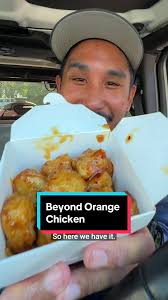 IT’S FINALLY BACK! Panda Express’ Beyond Orange Chicken now back for a  limited time. Hopefully they add it to the menu permanently soon! @Beyond  Meat @Panda Express