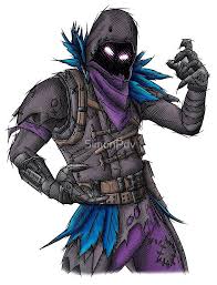 Raven Peau De Fortnite Par Simonpdv Cuervo Dibujo Personajes Animados De Disney Fortnite Personajes