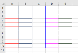 It changes the line color for future border changes, but it does nothing to the border color of the selected cells. Change Cell Colors In Excel Agile Mercurial