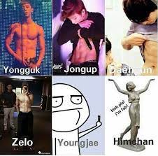 You really are our happy virus, jongup, he murmured, easing another finger in when the muscles loosened up around the first. K Pop 1233750 Sexy B A P And Abs On Favim Com