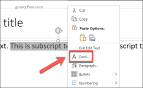 How to superscript in powerpoint. How To Format Subscript Or Superscript Text In Powerpoint