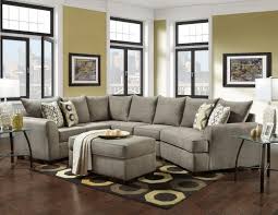Affordable Furniture Manufacturing Inc 5750 Essence Platinum 5750 Essence Platinum Coastal Living Rooms Sectional Ottoman