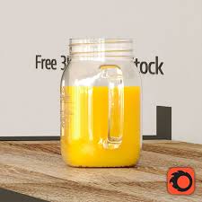Pin By Free 3d Models Stock On Mason Mug Jar Free 3d Model Mugs Jar Bottle