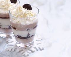 Parfaits Aux Deux Chocolats Et Biscuits Oreo Recette Cheesecake Oreo Biscuit Oreo Oreo