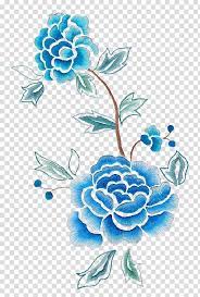 Blue Petal Flower Flower Illustration Flower Painting Floral Design Drawing