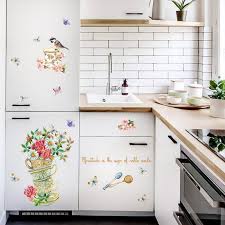 Maybe you would like to learn more about one of these? Retro Mural Flower Bird Cup Wall Stickers Kitchen Fridge Butterfly Sticker Bathroom Decals Diy Vintage Home Decoration Sd201 Home Decor Stickers Bathroomstickers Kitchen Aliexpress