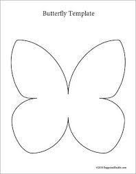 Free Printable Butterfly Template Butterfly Template Butterfly Crafts Preschool Butterfly Crafts