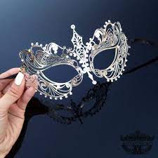 Maybe you would like to learn more about one of these? Masquerade Mask Silver Masquerade Mask Masquerade Ball Etsy