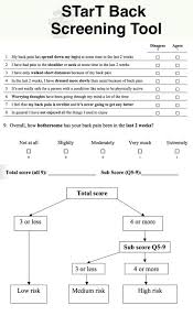 Image result for Start Back Screening Tool