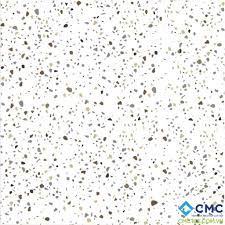 Gạch lát nền trắng sữa họa tiết phối màu đá đa dạng GX 6813 - CMC Tiles