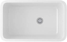 Authentically crafted faucets, fixtures, fittings and accessories for the kitchen and bath are the house of rohl. Rohl 6307 68 Fireclay Kitchen Sinks 31 1 8 Inch By 19 5 8 Inch By 11 Inch Pergame 68 Biscuit Amazon Com