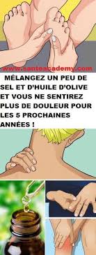 Melangez Un Peu De Sel Et D Huile D Olive Et Vous Ne Sentirez Plus De Douleur Pour Les 5 Prochaines Annees Douleur Douleur Epaule Remedes De Sante